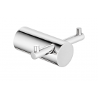 Lucid Pin Chrome Double Robe Hook